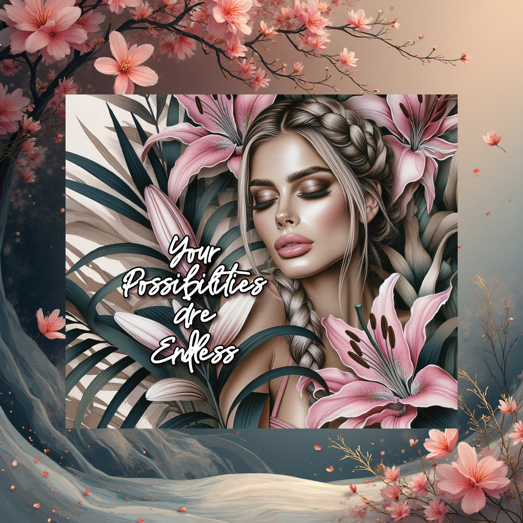 tropical Girl #13 mouse pad