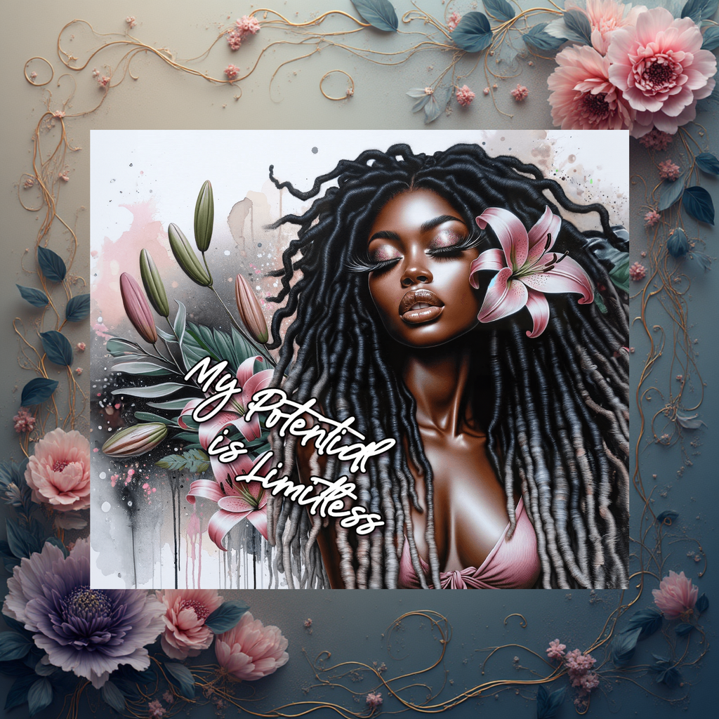 Tropical Girl #17 mouse pad