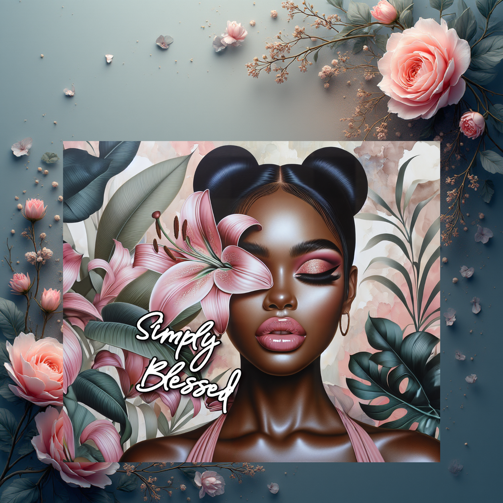 Tropical Girl #1 mouse pad