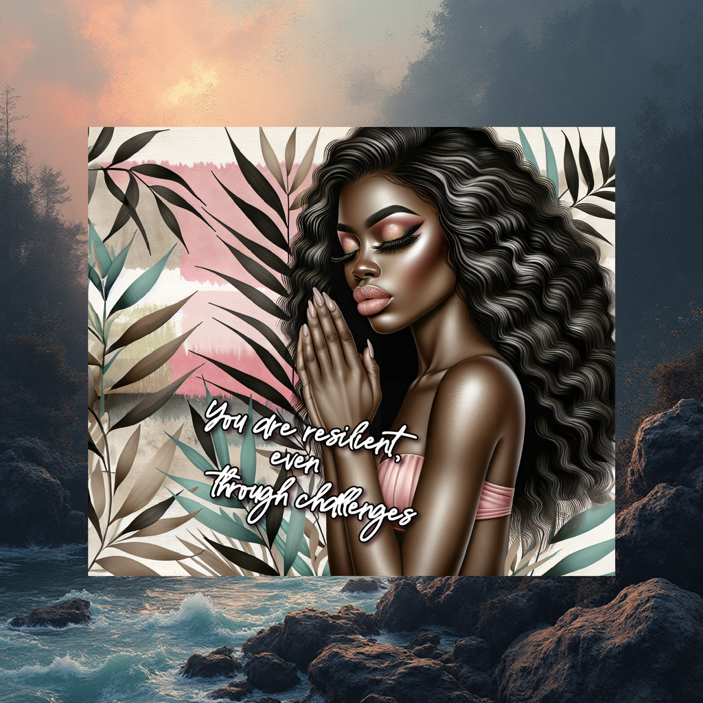 Tropical Girl #6 mouse pad