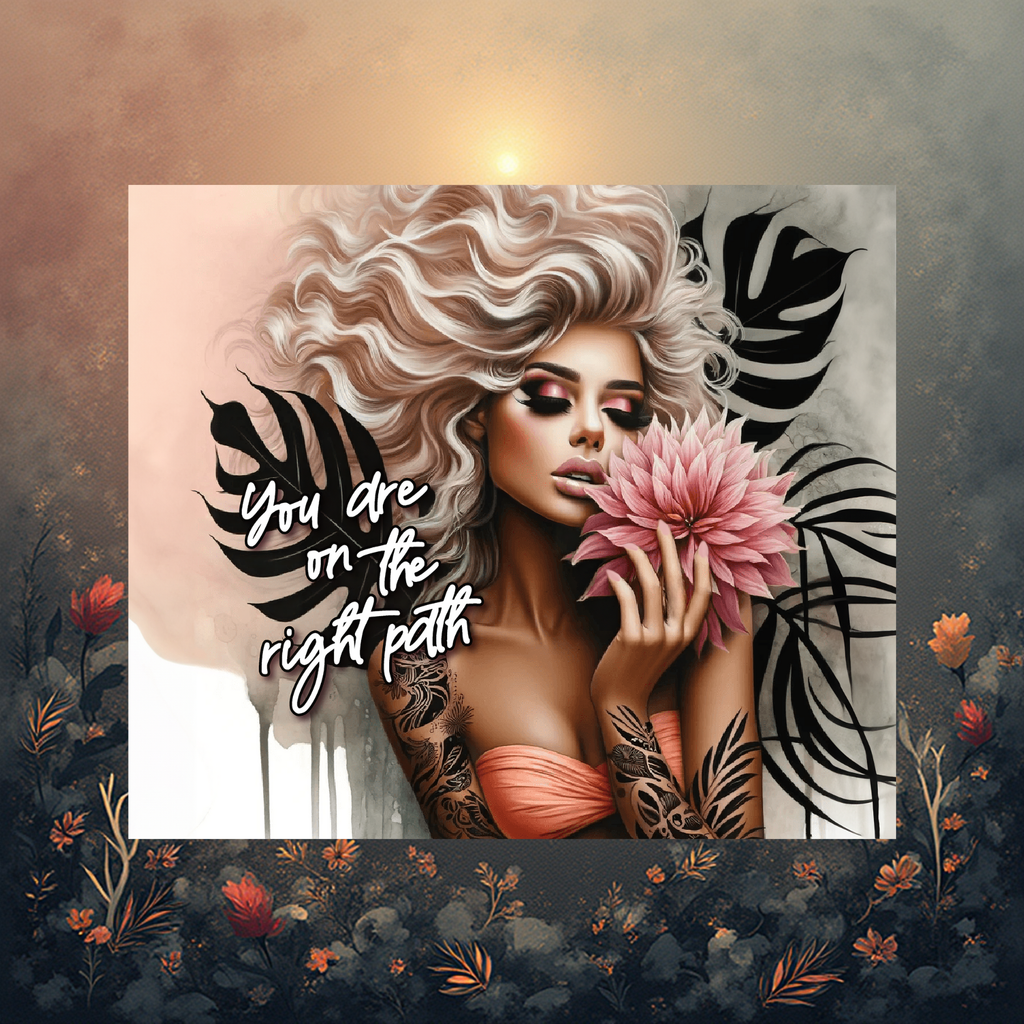 Tropical Girl #8 mouse pad