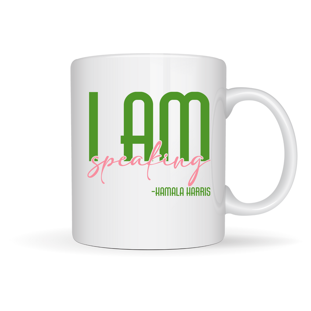 I am speaking mug