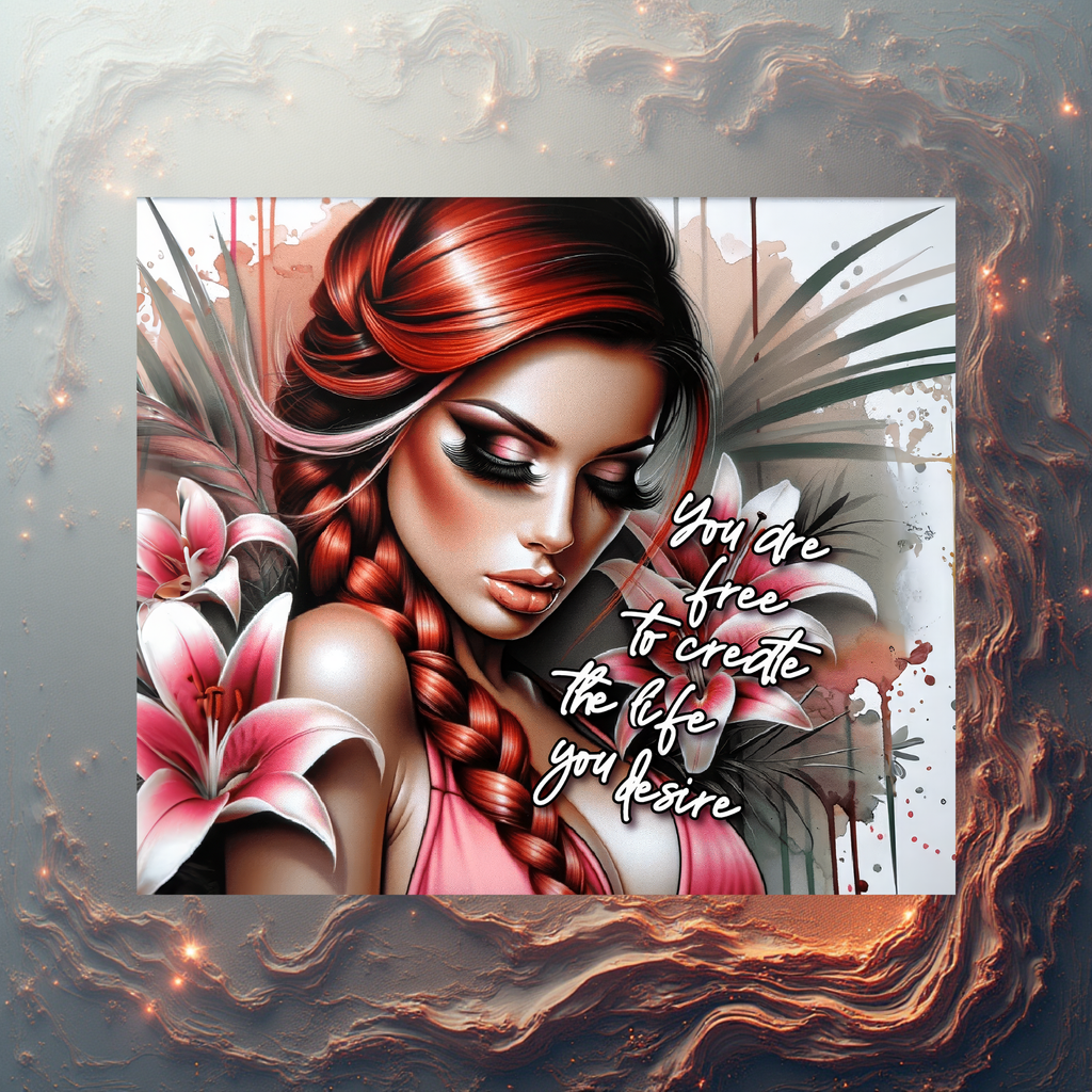 Tropical Girl #9 mouse pad